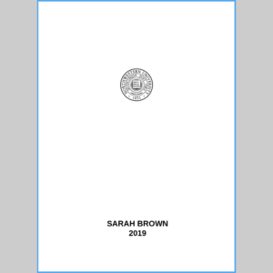 Folders With Institution's Logo